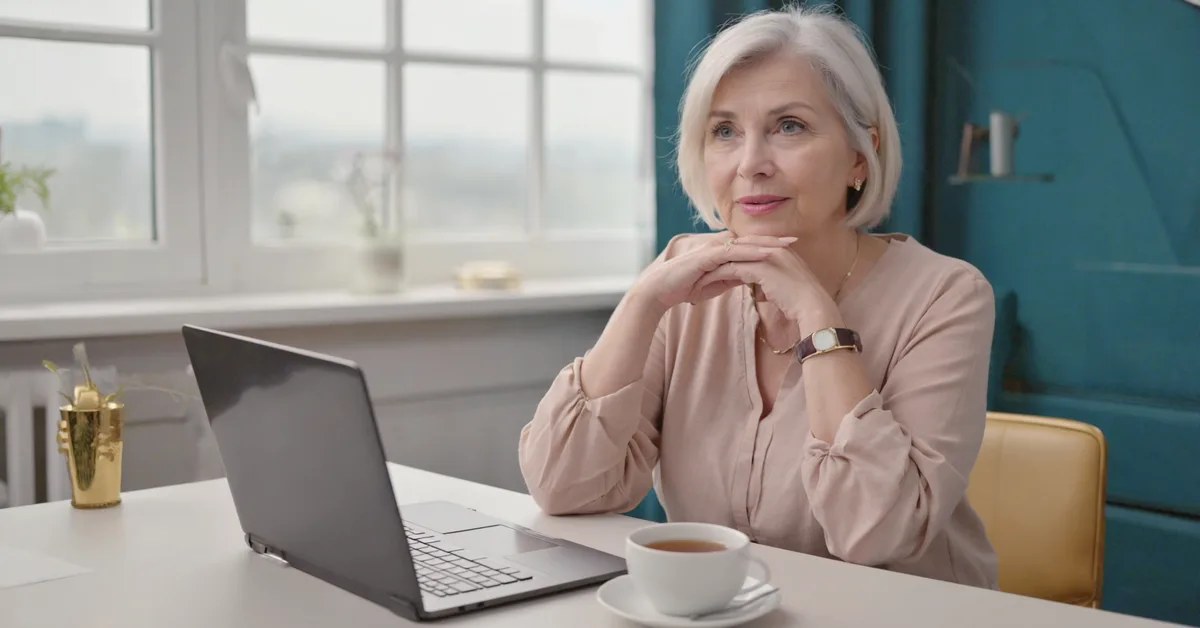 Irish woman enjoying consultation booking β Slimbr weight-loss support